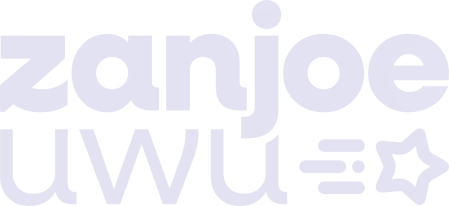 ZanjoeUwU Wordmark Logo