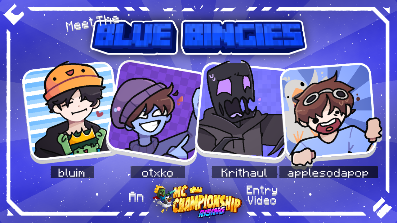 The Blue Bingies • An MCC Rising Application