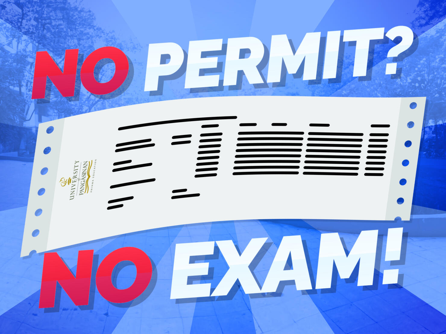 No Permit, No Exam 2023 • student work 